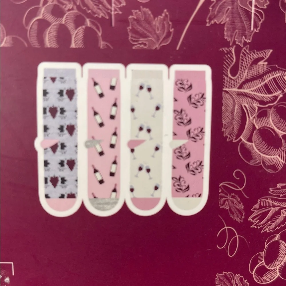 Red Wine Themed Socks Set by Orrsum Sock Co ~ Ladies 4 Pack Size 5-9 NEW